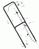 Murray 22315x8F - Scotts 22" Walk-Behind Mower (2002) (Home Depot) Ersatzteile Handle Assembly