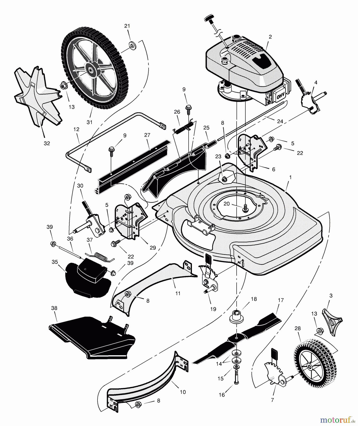 Murray Rasenmäher 223230x692B - Stanley 22