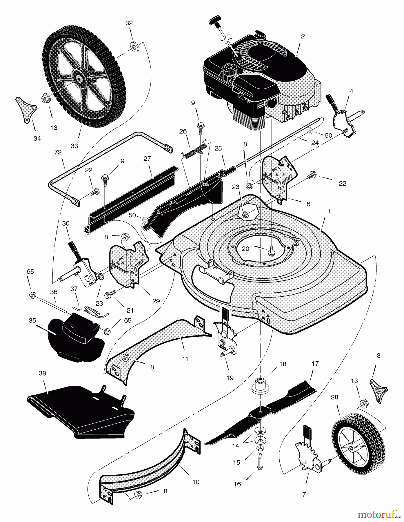  Murray Rasenmäher 223310x24A - B&S/Murray 22