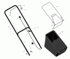 Murray 223310x24C - B&S/ 22" Walk-Behind Mower (2004) (Meijer) Ersatzteile Handle & Bag Assembly