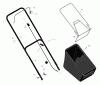 Murray 223310x48B - B&S/ 22" Walk-Behind Mower (2004) (Mills) Ersatzteile Handle & Bag Assembly