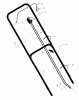 Murray 22405x83A - B&S/ 22" Walk-Behind Mower (1998) (Walmart) Ersatzteile Handle Assembly