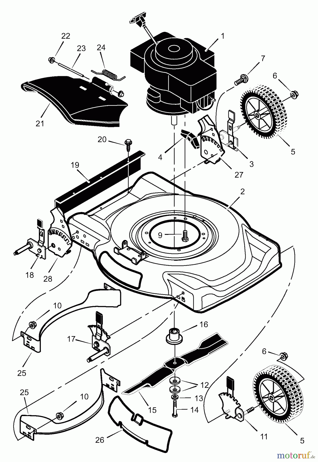 Murray Rasenmäher 22405x83A - B&S/Murray 22