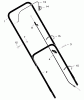 Murray 22405x8A - Scotts 22" Walk-Behind Mower (1998) (Home Depot) Ersatzteile Handle Assembly