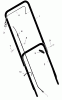 Murray 22407x99A - B&S/ 22" Walk-Behind Mower (1998) (AAFES) Ersatzteile Handle Assembly