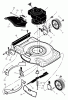 Murray 22408B - 22" Walk-Behind Mower (2000) Ersatzteile Mower Housing Assembly