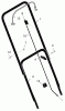 Murray 224110x48A - B&S/ 22" Walk-Behind Mower (2005) (Mills) Ersatzteile Handle Assembly