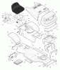 Murray 387002x92NA - B&S/ 38" Lawn Tractor (2004) (Walmart) Ersatzteile Chassis & Hood