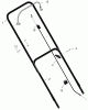 Murray 224110x8F - Scotts 22" Walk-Behind Mower (2005) (Home Depot) Ersatzteile Handle Assembly