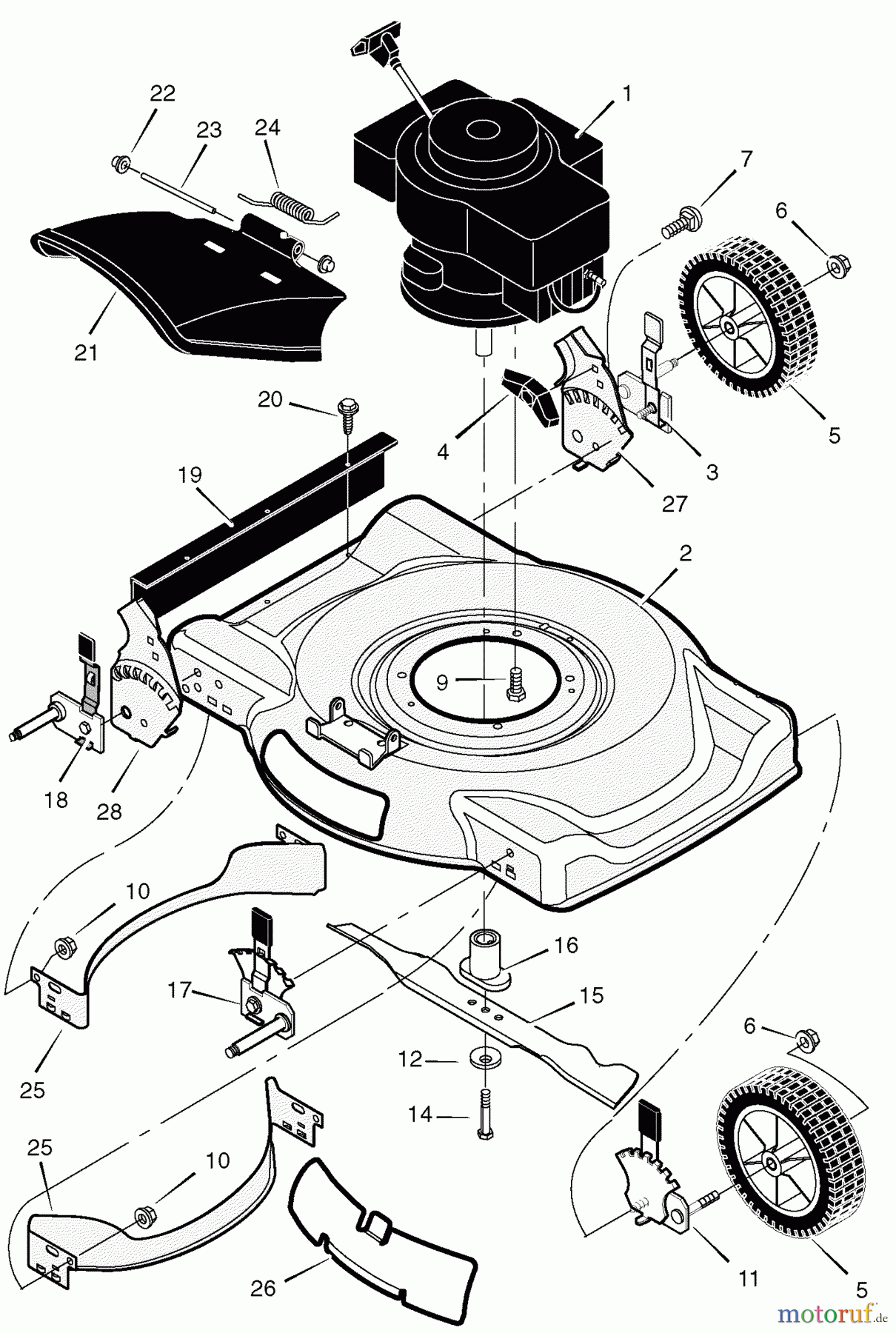 Murray Rasenmäher 224110x92C - B&S/Murray 22