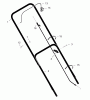 Murray 22415x92A - B&S/ 22" Walk-Behind Mower (1999) (Walmart) Ersatzteile Handle Assembly