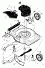 Murray 22415x92B - B&S/ 22" Walk-Behind Mower (1999) (Walmart) Ersatzteile Handle Assembly