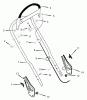 Murray 22446x8A - Scotts 22" Walk-Behind Mower (1998) (Home Depot) Ersatzteile Handle Assembly
