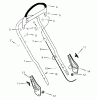 Murray 22446x8B - Scotts 22" Walk-Behind Mower (1999) (Home Depot) Ersatzteile Handle Assembly