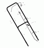 Murray 22506A - 22" Walk-Behind Mower (1999) Ersatzteile Handle Assembly