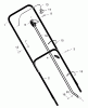 Murray 22506x92A - B&S/ 22" Walk-Behind Mower (1998) (Walmart) Ersatzteile Handle Assembly