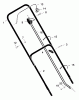 Murray 22507x92A - B&S/ 22" Walk-Behind Mower (1998) (Walmart) Ersatzteile Handle Assembly