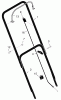 Murray 225114x92A - B&S/ 22" Walk-Behind Mower (2005) (Walmart) Ersatzteile Handle Assembly