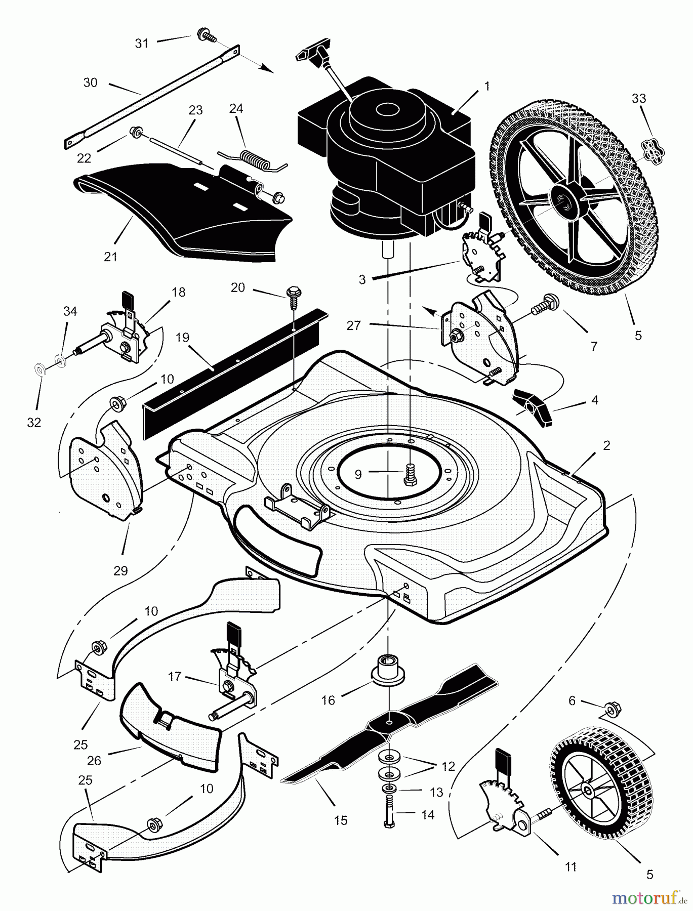 Murray Rasenmäher 22516x194B - B&S/Murray 22