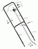 Murray 22535x192A - B&S/ 22" Walk-Behind Mower (1997) (Walmart) Ersatzteile Handle Assembly