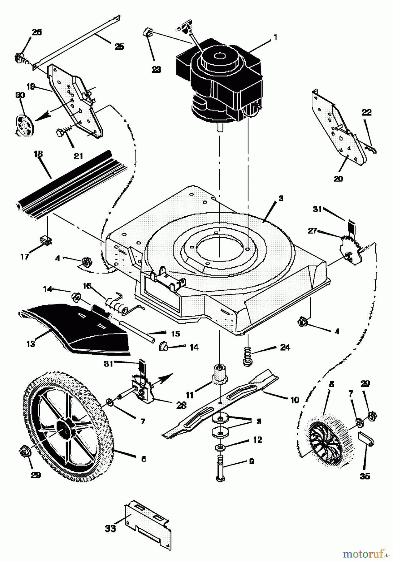 Murray Rasenmäher 22577x91A - B&S/Murray 22