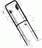 Murray 22605x92A - B&S/ 22" Walk-Behind Mower (1998) (Walmart) Ersatzteile Handle Assembly