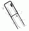 Murray 22606A - 22" Walk-Behind Mower (1998) Ersatzteile Handle Assembly