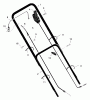 Murray 22607x6A - Ultra 22" Walk-Behind Mower (1998) Ersatzteile Handle Assembly