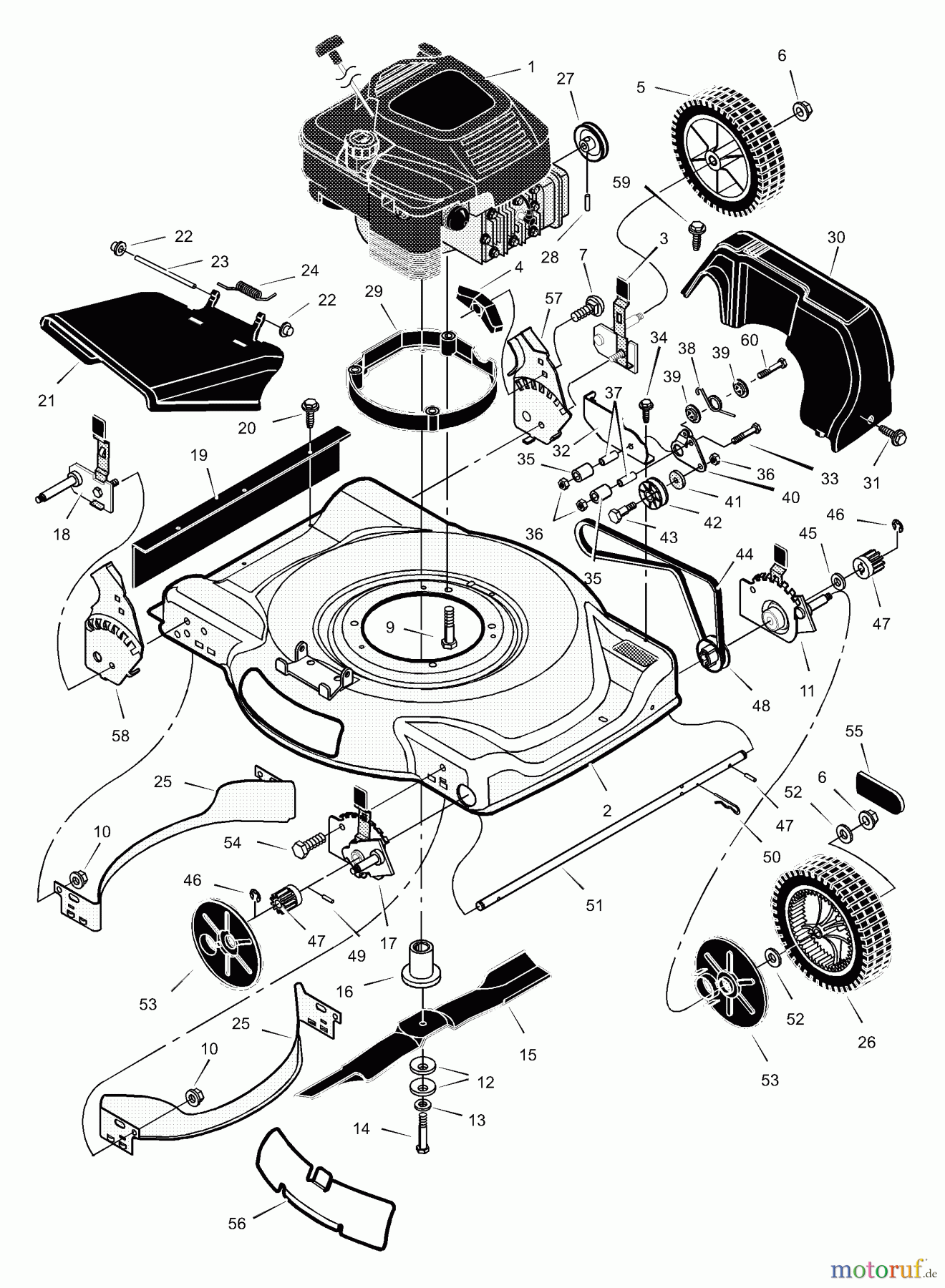 Murray Rasenmäher 226110x71A - B&S/Murray 22