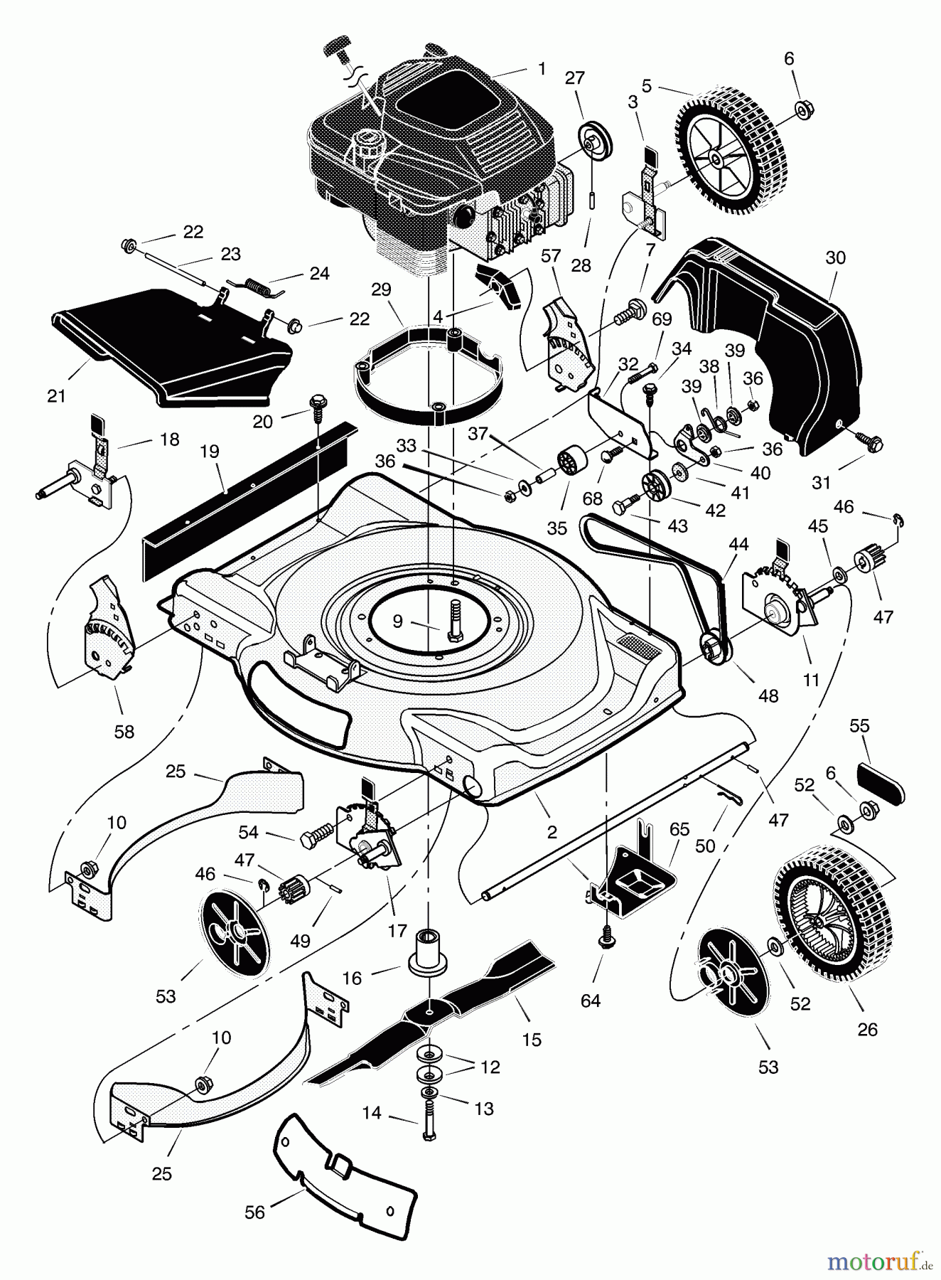 Murray Rasenmäher 226130x6A - Murray Ultra 22