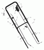 Murray 22615x8A - Scotts 22" Walk-Behind Mower (2000) (Home Depot) Ersatzteile Handle Assembly