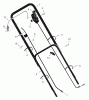 Murray 22617x592A - B&S/ 22" Walk-Behind Mower (2000) (Walmart) Ersatzteile Handle Assembly