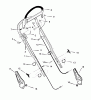 Murray 22636x31A - Scotts 22" Walk-Behind Mower (1998) (Home Depot) Ersatzteile Handle Assembly