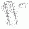 Murray 22638x99A - B&S/ 22" Walk-Behind Mower (1996) (AAFES) Ersatzteile Handle Assembly