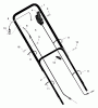 Murray 22646x6A - Ultra 22" Walk-Behind Mower (1998) Ersatzteile Handle Assembly