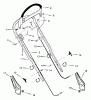 Murray 22646x8A - Scotts 22" Walk-Behind Mower (1998) (Home Depot) Ersatzteile Handle Assembly