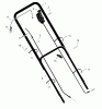 Murray 22646x92A - B&S/ 22" Walk-Behind Mower (1999) (Walmart) Ersatzteile Handle Assembly