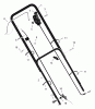 Murray 22815x8A - Scotts 22" Walk-Behind Mower (2000) (Home Depot) Ersatzteile Handle Assembly