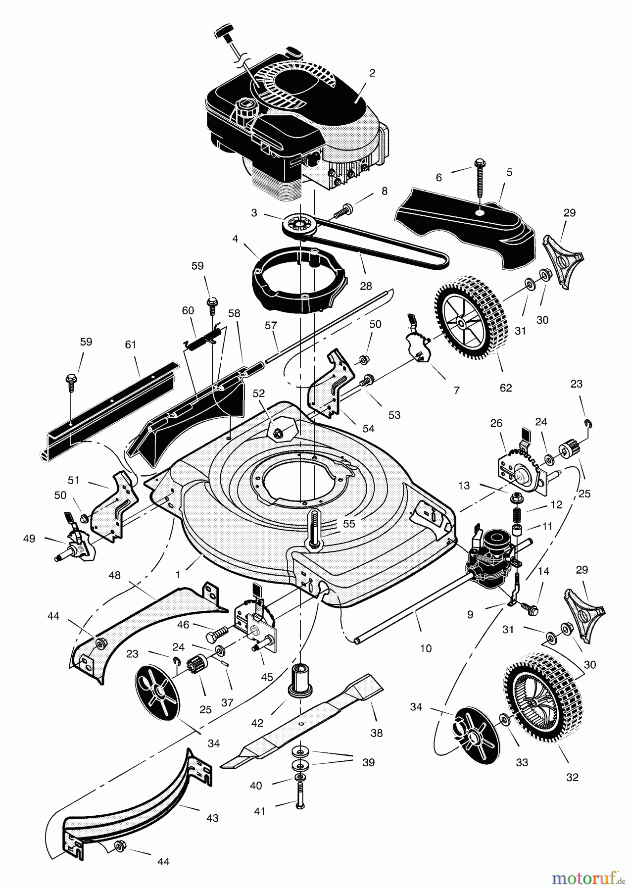 Murray Rasenmäher 228510x8A - Scotts 22