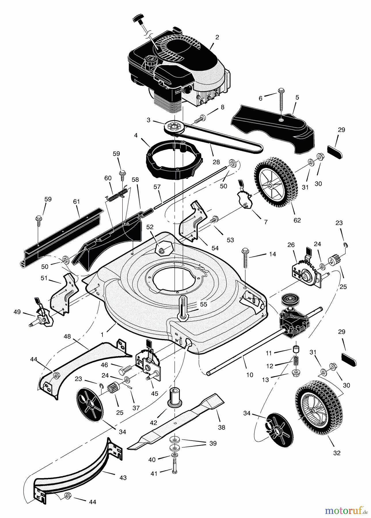 Murray Rasenmäher 228511x8E - Scotts 22