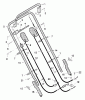 Murray 22859x8A - Scotts 22" Walk-Behind Mower (1996) (Home Depot) Ersatzteile Handle Assembly