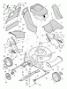 Murray 22859x8A - Scotts 22" Walk-Behind Mower (1996) (Home Depot) Ersatzteile Mower Housing Assembly