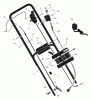 Murray 228650x6A - Ultra 22" Walk-Behind Mower (2001) Ersatzteile Handle Assembly