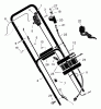 Murray 228651x99B - B&S/ 22" Walk-Behind Mower (2005) (AAFES) Ersatzteile Handle Assembly