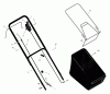 Murray 229610x30A - 22" Walk-Behind Mower (2005) Ersatzteile Handle & Bagger Assembly