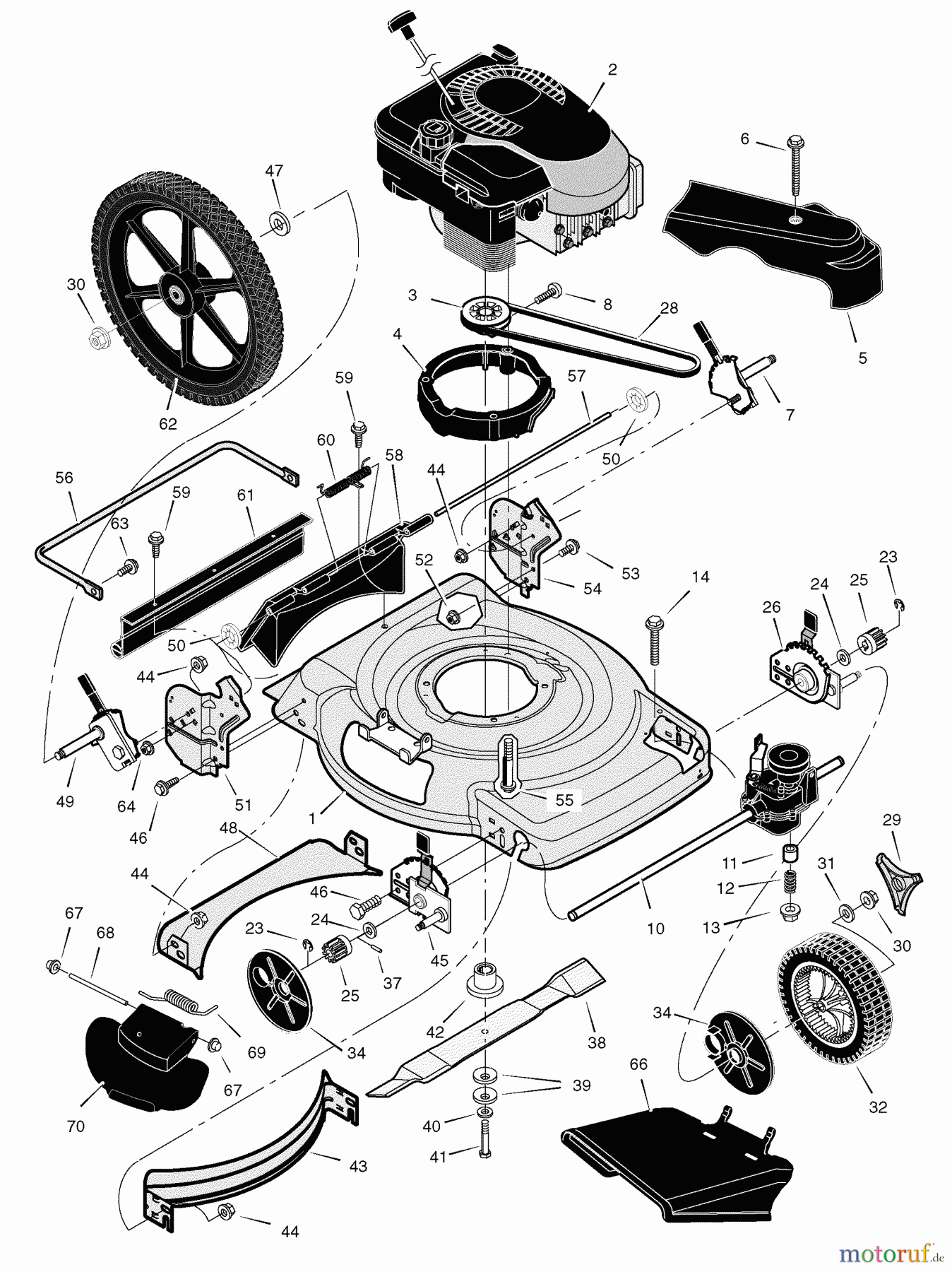 Murray Rasenmäher 229610x83A - B&S/Murray 22