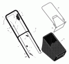 Murray 229610x89C - Yard King Performance 22" Walk-Behind Mower (2003) Ersatzteile Handle & Bag Assembly