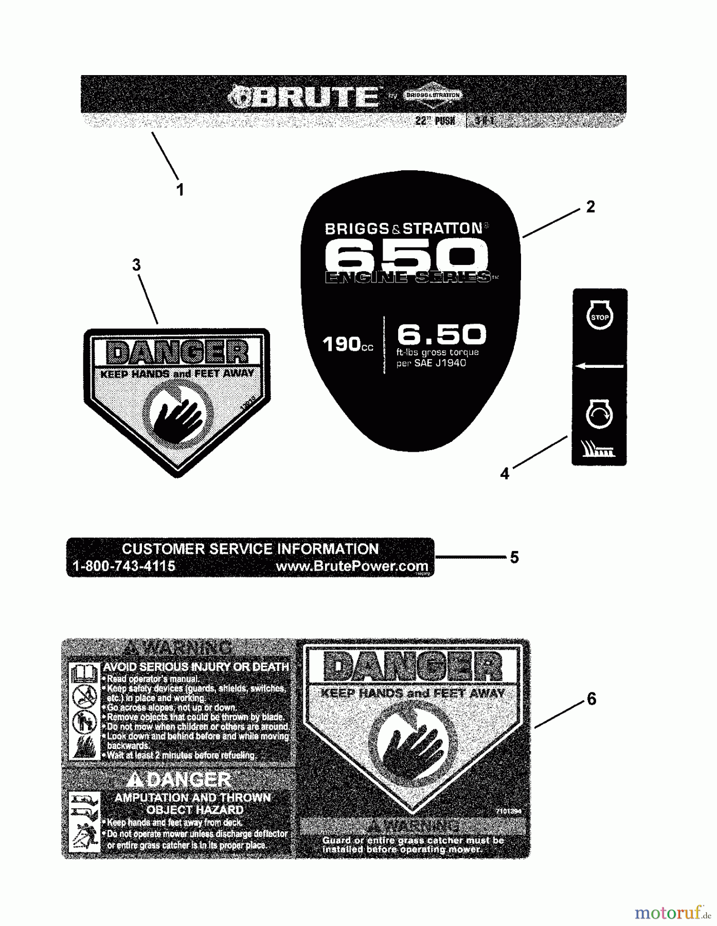 Murray Rasenmäher BT22675HW (7800509) - Brute 22