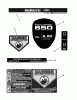 Murray BT22675HW (7800509) - Brute 22" Walk-Behind Mower (2009) Ersatzteile Decals