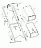 Murray BT22675HW (7800509) - Brute 22" Walk-Behind Mower (2009) Ersatzteile Handle & Bag Group
